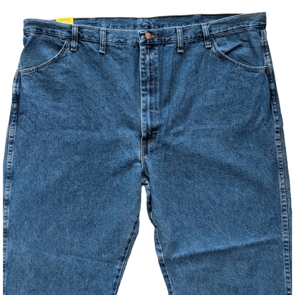 Rustler Blue Regular Fit Straight Leg Jeans , 48x30 - Picture 3 of 9